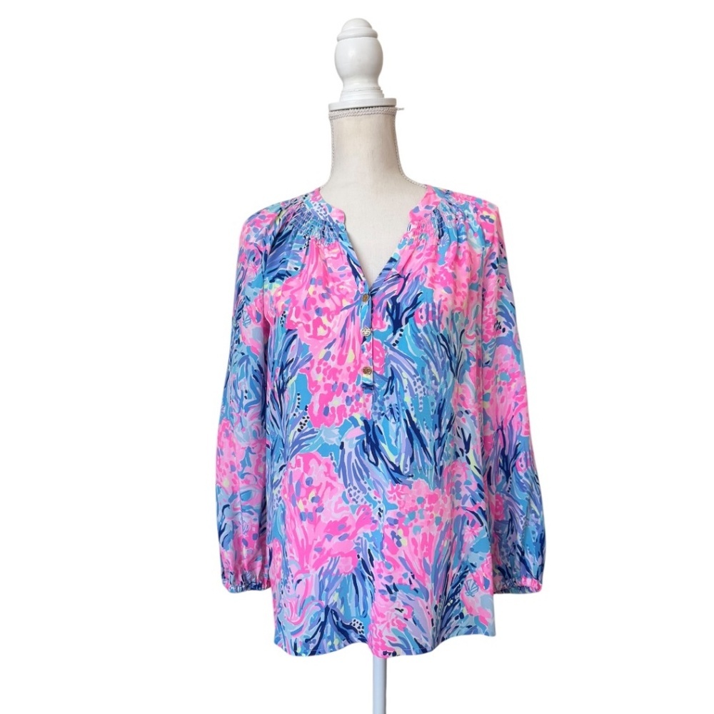 Lilly Pulitzer Elsa Silk Top